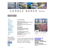 Tablet Screenshot of carolebaker.com